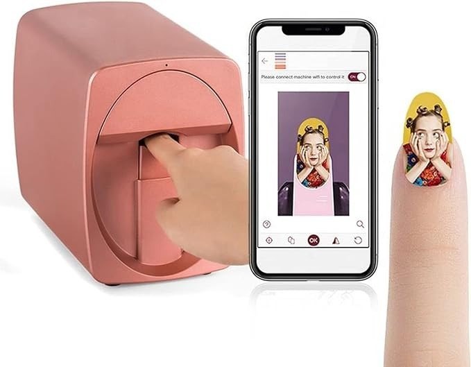 Smart Nail Printer M1 Intelligent Portable Nail Printing Machine For Home Use Out Door Service